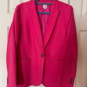 J. Crew Pink Blazer Tailored Suit Jacket